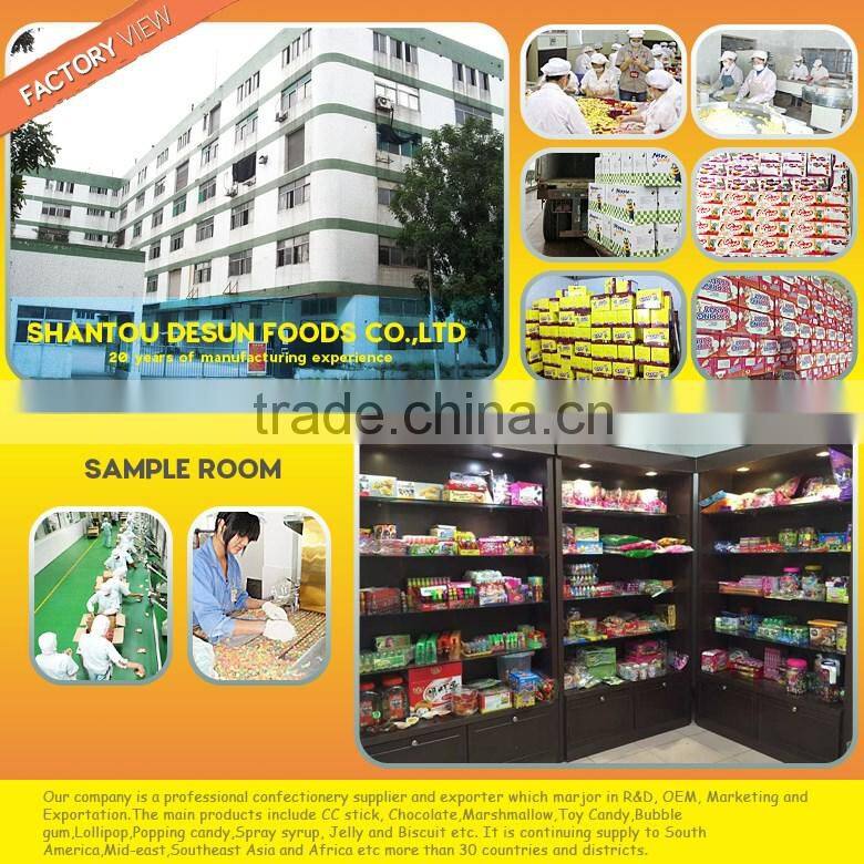 CC straw candy in gas jar bottle