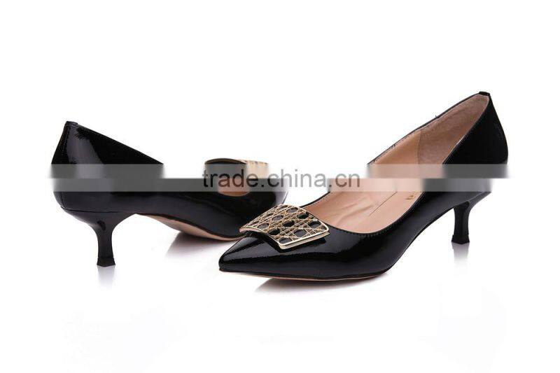 2015 Guangzhou factory real leather summer boots wedge women shoes