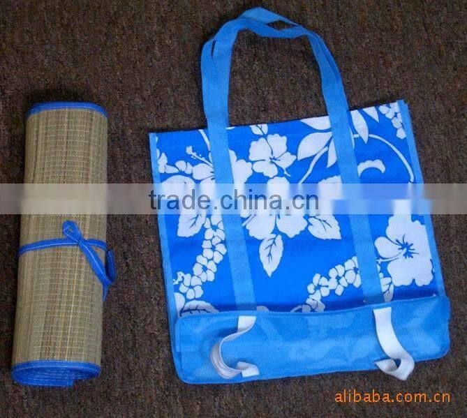 Beach straw mat ,outdoor woven straw beach mat-TC108