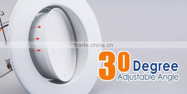 UL Energy Star approved 5 in. and 6 in. 2700k white led recessed trim rotatable downlight