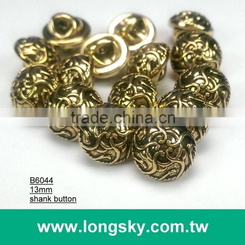 (#B6046/13mm) cloud pattern small shank buttons for stylish garment