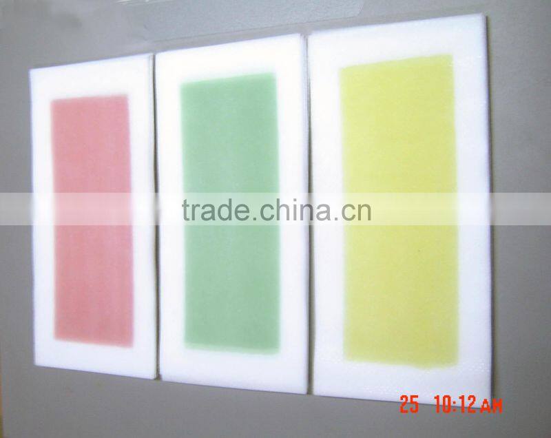 leg and body hair remover cold wax strips / multi colour depilatory wax strips