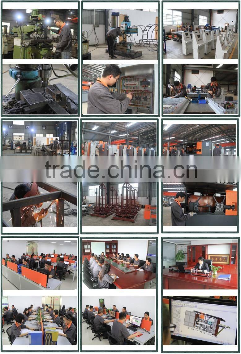 CNC automatic deformed reinforcing bar cutting and bending integrated machine