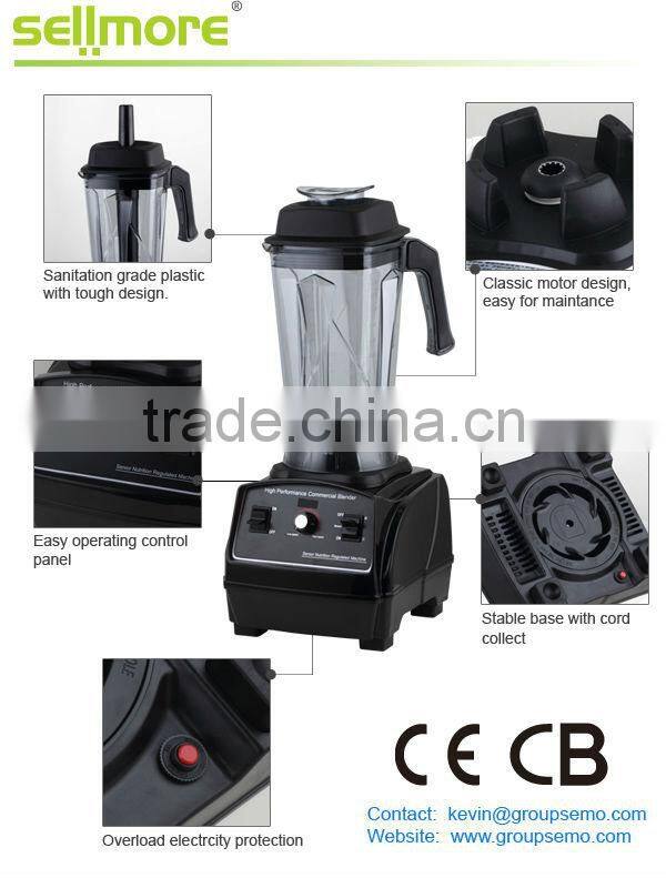 Hot sale 1500W high quality blender juicer home appliace(CE.CB.GS.ETL.RoHs)