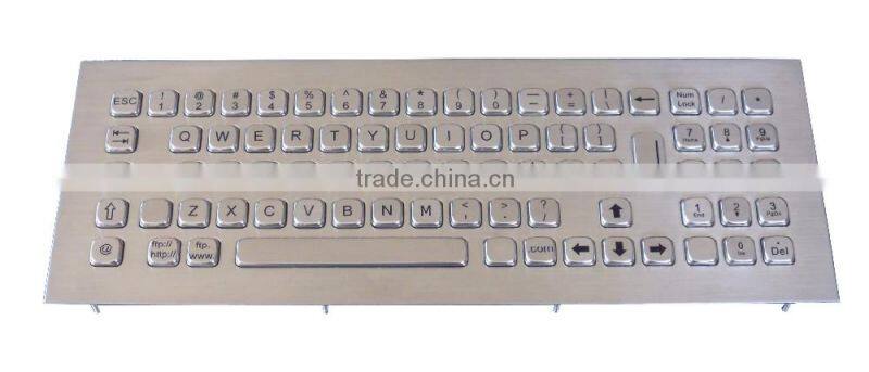 ruggedized with numeric Industrial Metal Keyboard
