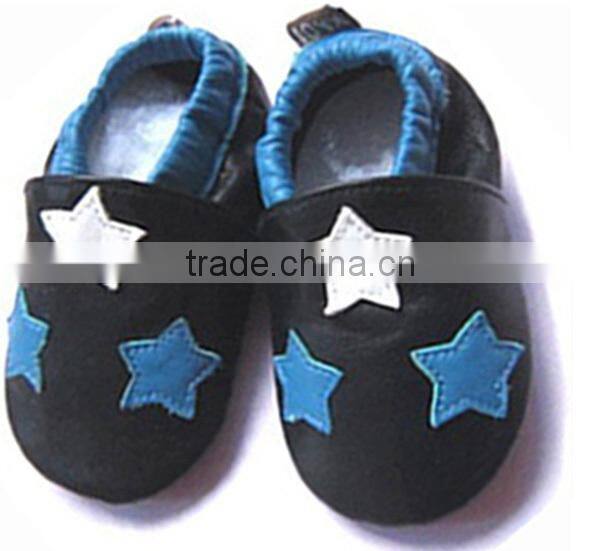 wholesale green lamb fashion soft sole 100% leather baby leather shoes