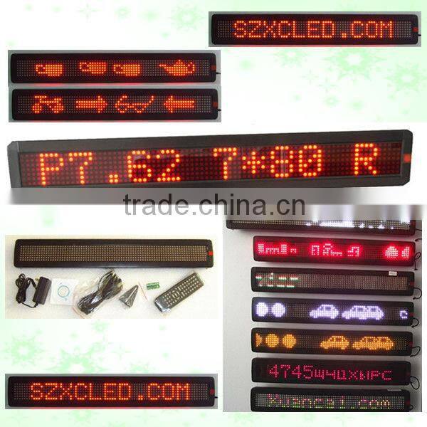 Wireless WIFI communication P7.62-7*80RG industrial LED display