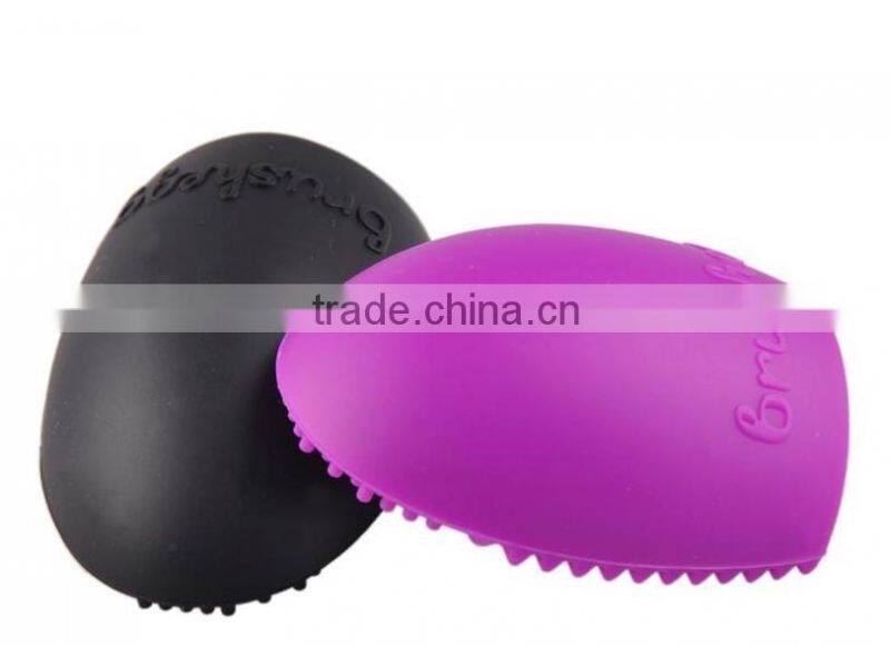 Egg Cleaning Glove MakeUp Washing Brush Scrubber Board Cosmetic Brushegg Cosmetic Brush Egg 7colors brushegg