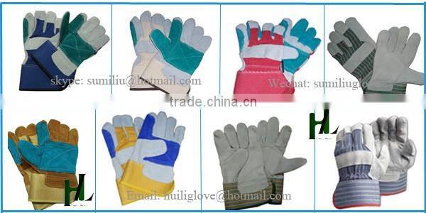 11 inches Cowhide split thinsulate working leather gloves