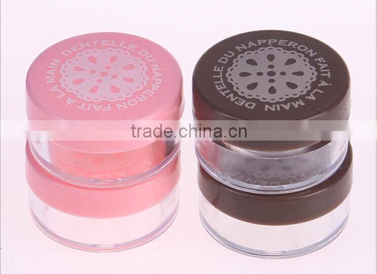 suqare colorful plastic eyes cream lotion bottle cosmetic cream empty jar cream container with cap