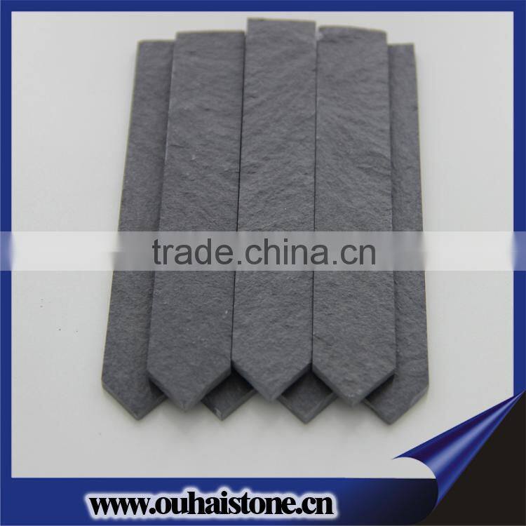 Newest natural black art crafts slate stone modern memo board