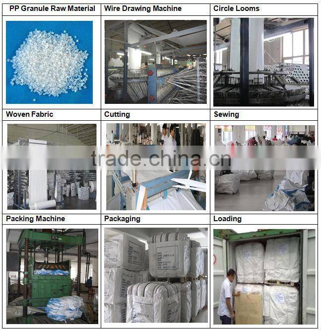 China top sale high quality custom empty bulk laminated woven jumbo rice sugar packing big pp bag