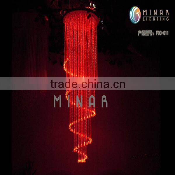 china supplier side glow optic fiber pool lighting