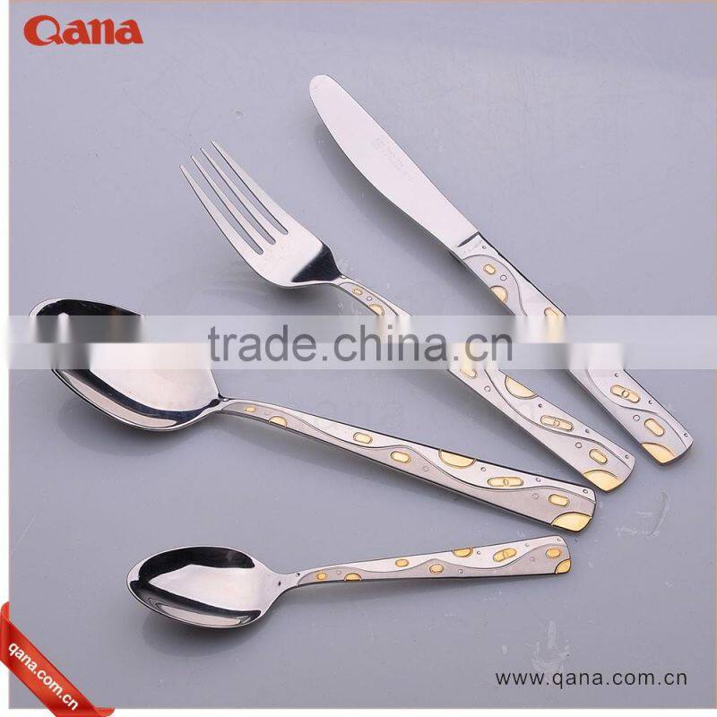 2017 new custom elegant stainless steel cutlery set