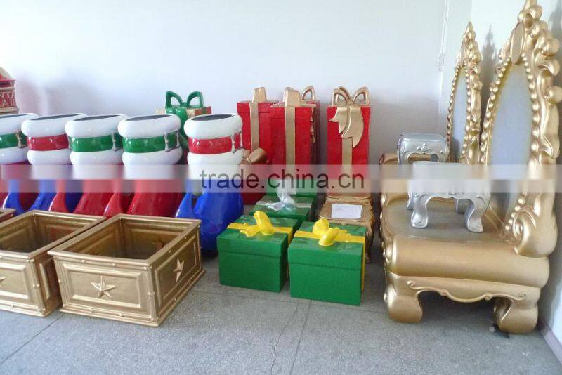 Christmas decoration boots , santa claus's boots