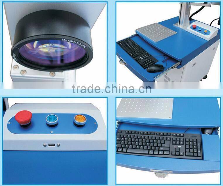 20w 30w keyword button metal fiber laser marking machine for sale