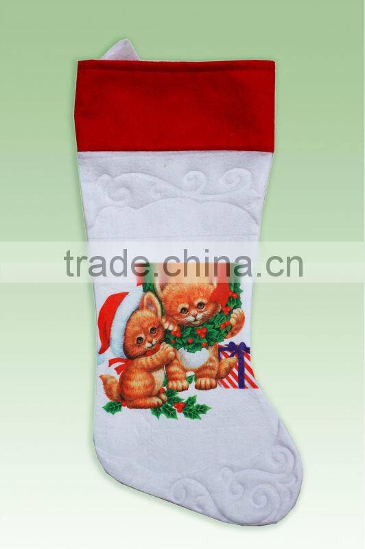 felt customized Xmas stocking