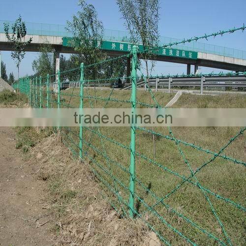 Hot dipped galvanized and powder coating barbed wire hot sale