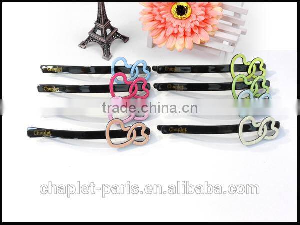 Korea acrylic hair accessories child baby hair clips fancy hair pins