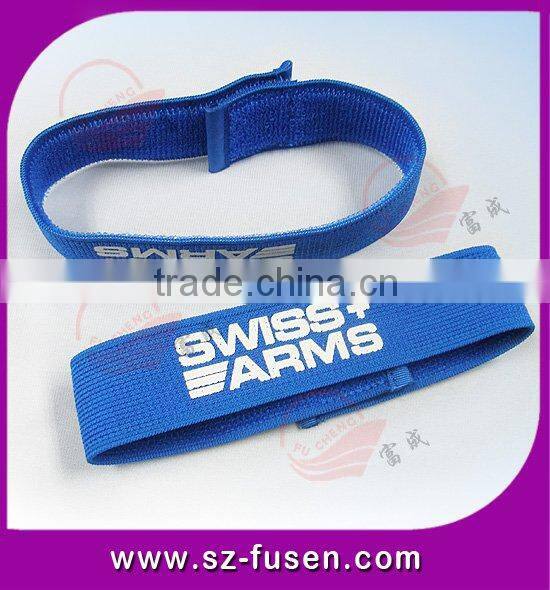 non-slip elastic magic tape strap/elastic magic tape/loop straps/watch strap magic tape