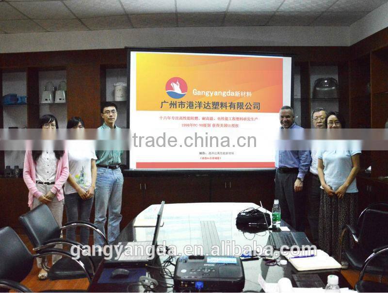 Drinking water buckets raw material Food grade Rugged PC plastic / Drinking Water bottles Transparent PC plastic raw material