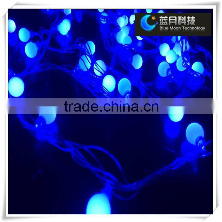 High quality RGB ball string light for christmas decoration