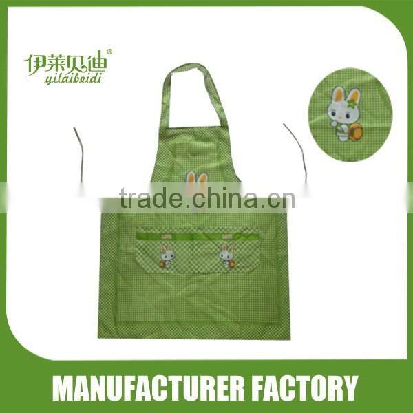 Flower printed kitchen apron