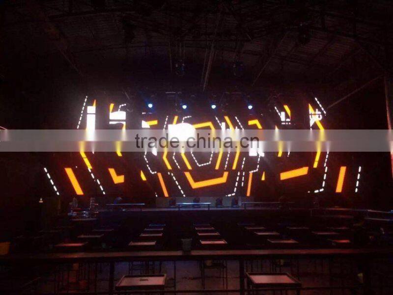 P10 Full Color Indoor Epistar Video Wall Display Stage Background LED Screen For Concert