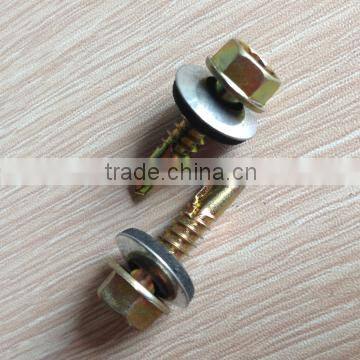 DIN7504 carbon steel wafer head self drilling screw