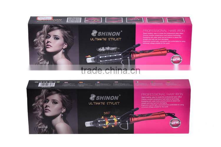 Professional hair curler with steam hair curler tools