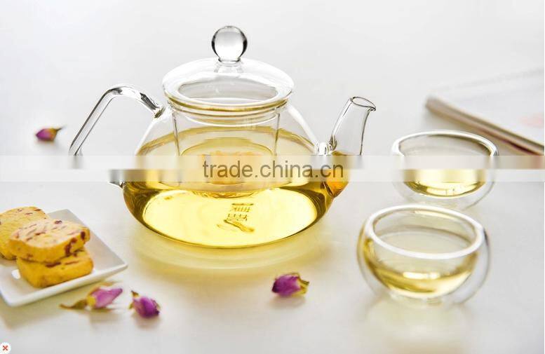 Hot sale wholesale clear heat resistant glass pot gift set