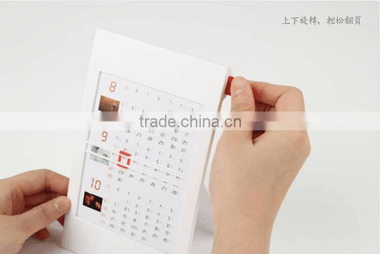 wholesale custom ps calendar printing 2016 novelties goods from china /minion Xmas Gift concise style calendar printing