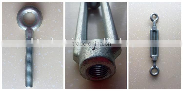 Rigging screws din1480 galvanized marine turnbuckles with both eye