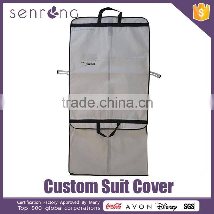 Pp Non-Woven Suit Cover Breathable Suit Cover Bag