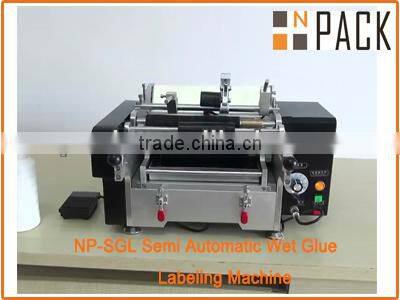 adhesive sticker chemicals double sides labeling machine