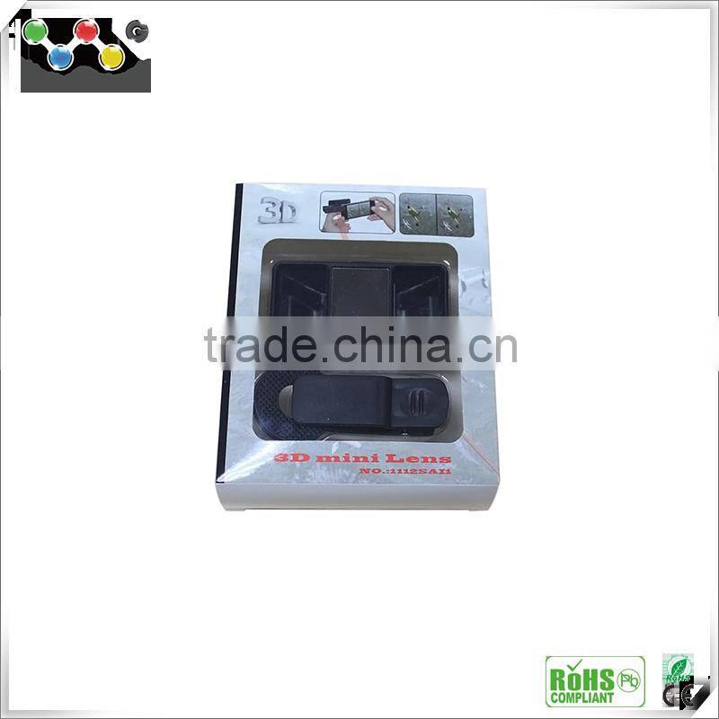 2016 New product clip mobile phone 3D mini lens with stereoscopic camera