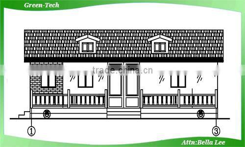 CH-BL007 cheap prefabricated container house with wheels