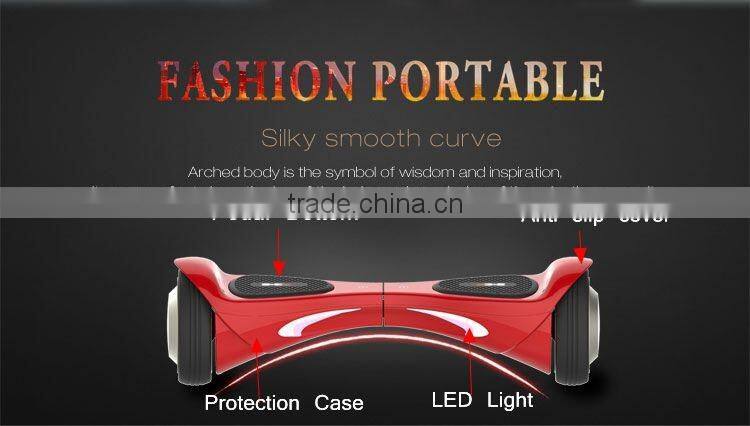 HX 6.5 inch self balancing scooter 2 wheel for kids with CE FCC RoHs UL certificate