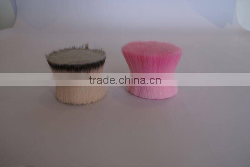 32-83mm brown nylon hair for makeup brushes