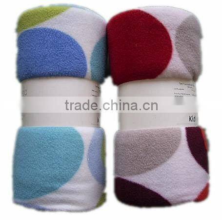 Anti-pilling polar fleece blanket for super market & store