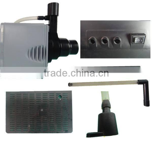 2015 Aleas eye-catching glass fish tank with LED light