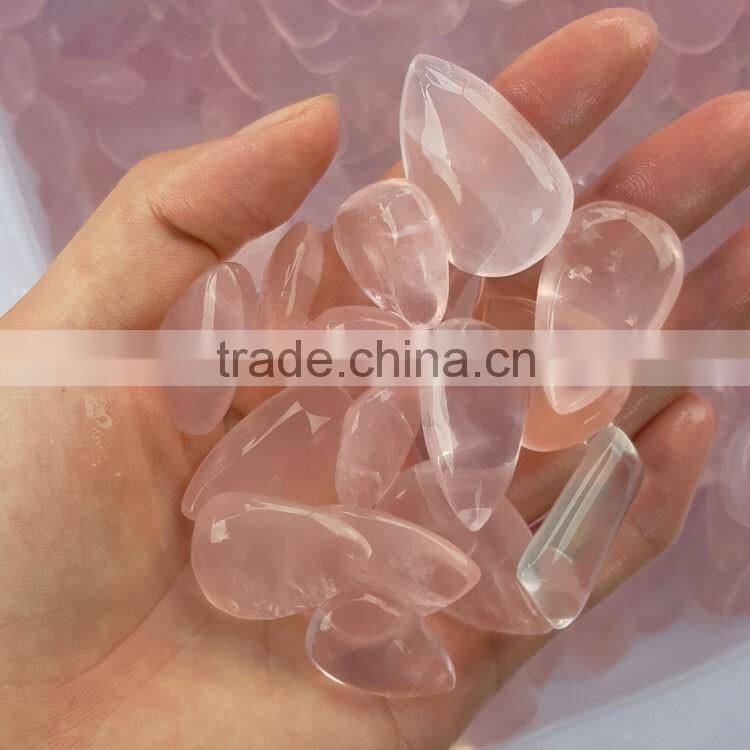 Rose Quartz Crystal Pendulum Tear Beads for Sale