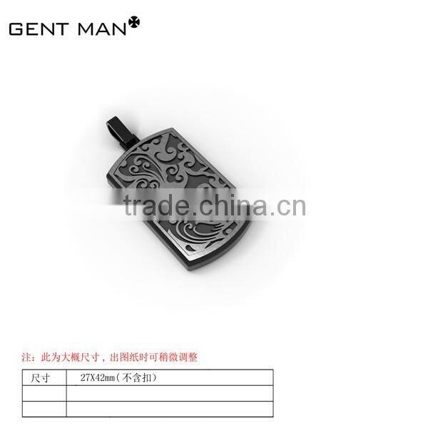 Custom Steel Jewelry High Quality Pendant Stainless Steel Dog Tag for men