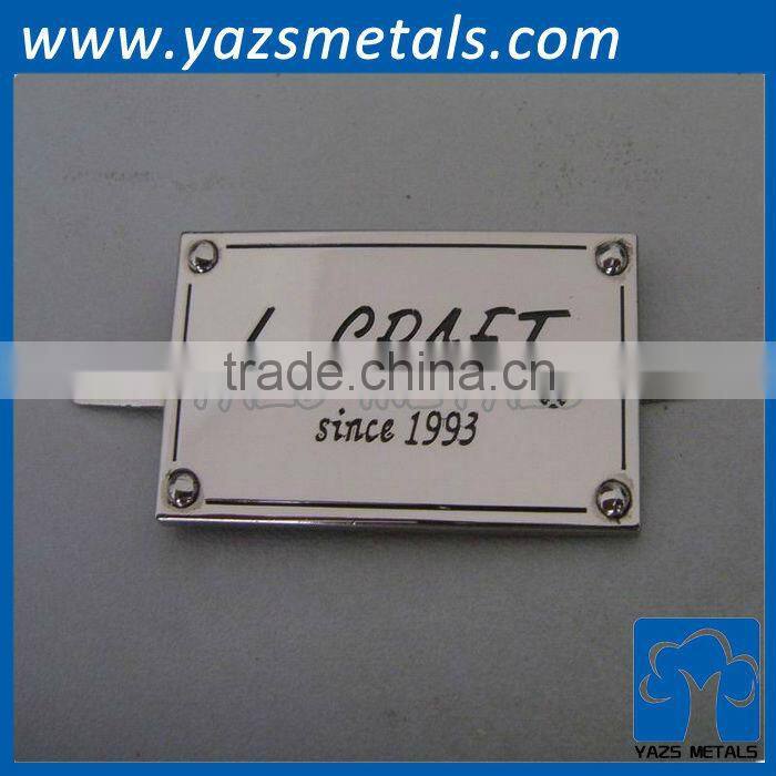 engrave metal label product
