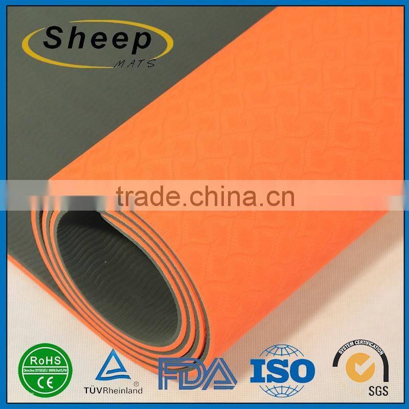 Hot sale exercise fitness eco-friendly comfortable yoga mat storage