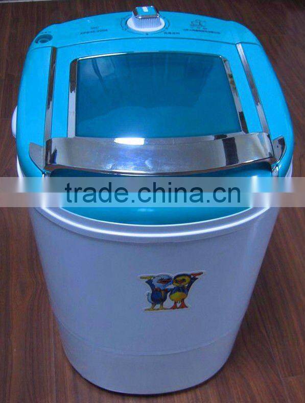 3.0kg single tub semi automatic mini baby washing machine with dryer