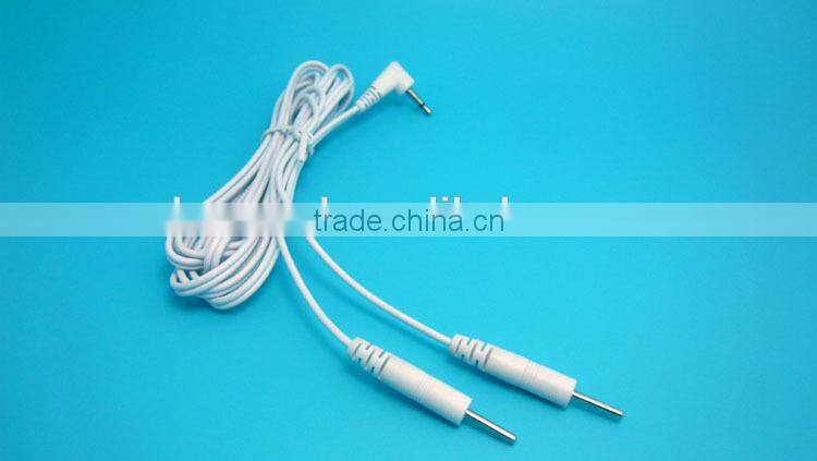 Durable 2 in 1 pin electrode lead wire replacement tens unit wire