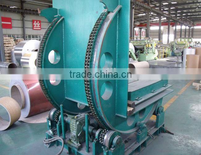 Steel coil tilter for tilting coil 0-90 degree