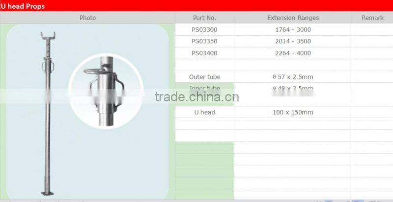 Professional pupular new product steel prop nut