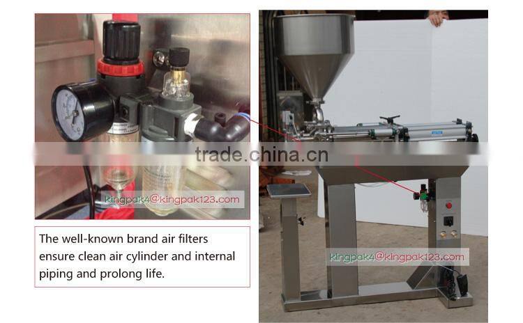 HP-CD Double Heads Piston Manual Paste Filling Machine